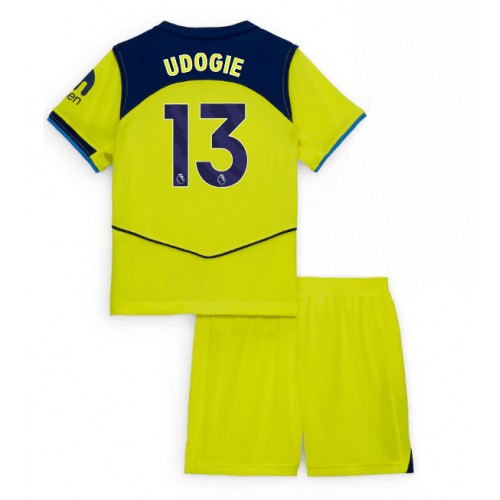 Tottenham Hotspur Destiny Udogie #13 Terza Maglia Bambino 2025-26 Manica Corta (+ Pantaloni corti)